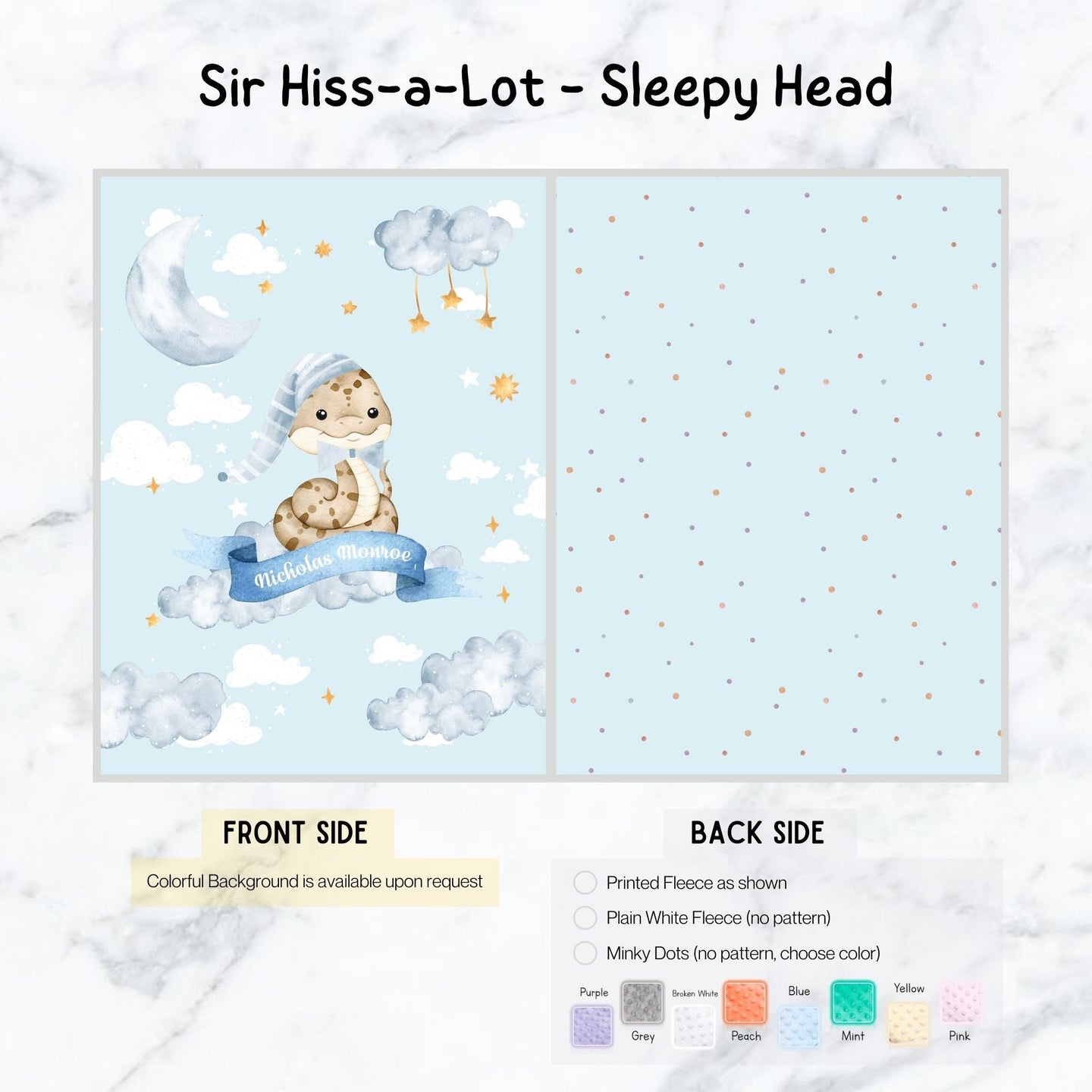 Sir Hiss-A-Lot-Sleepy Head