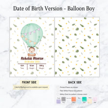 Load image into Gallery viewer, Date Of Birth Version Balloon Boy