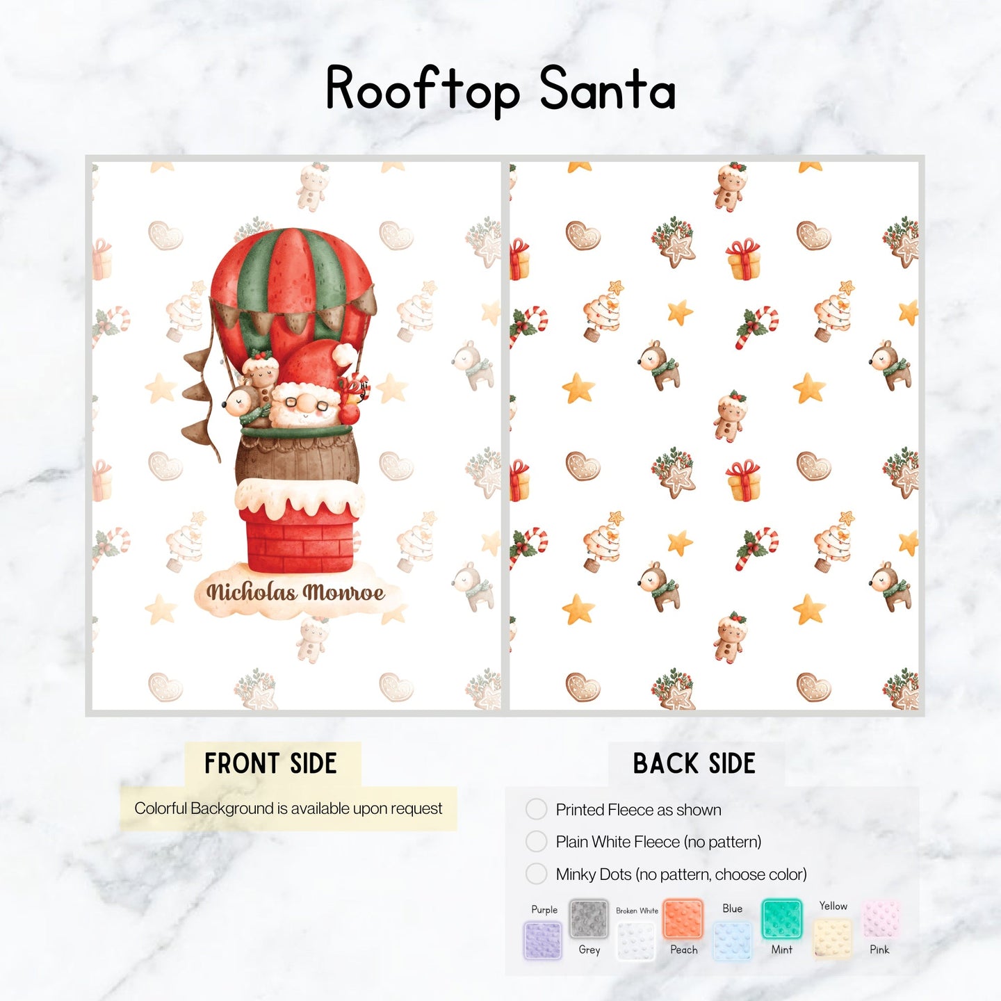 Rooftop Santa